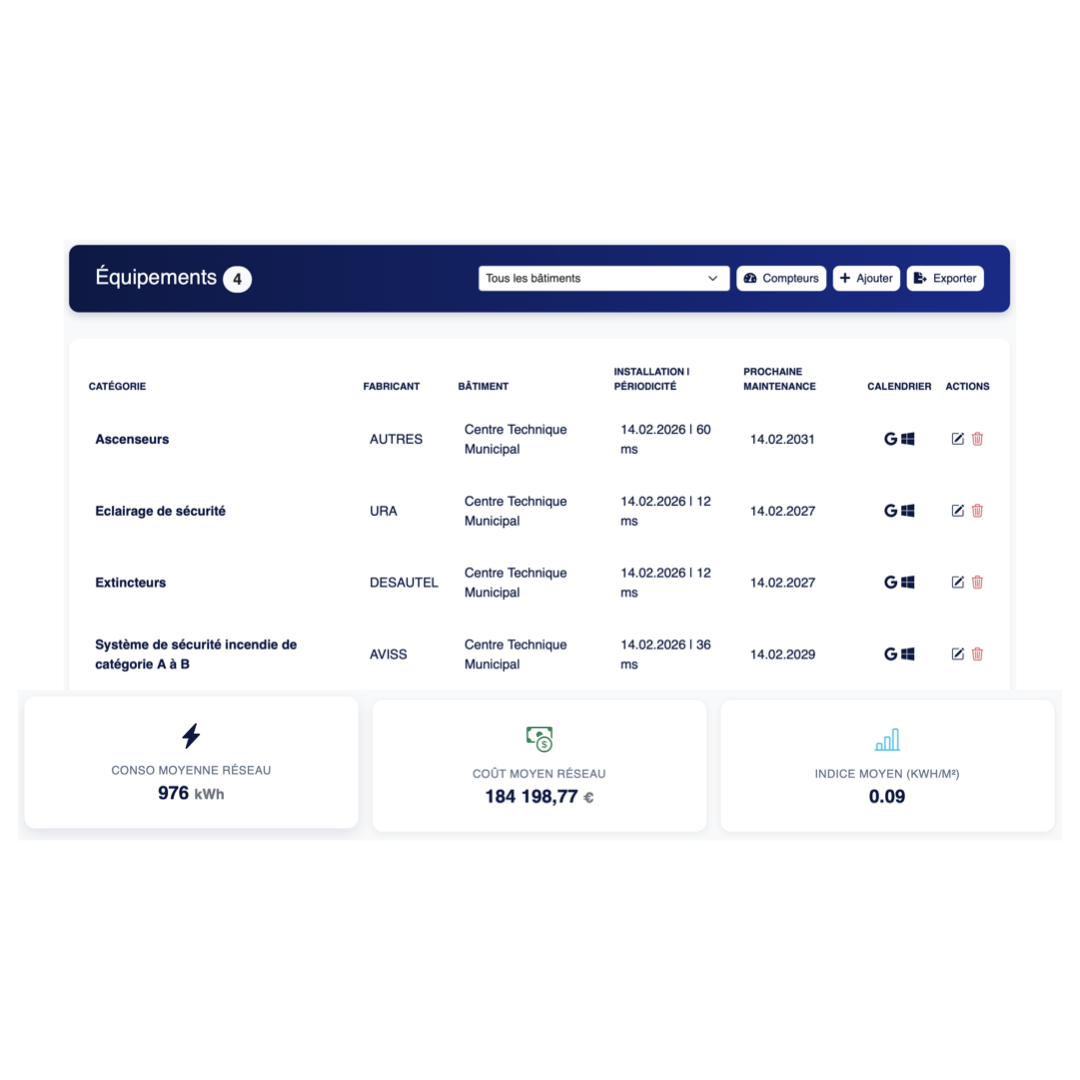 Application mobile et image bâtiment